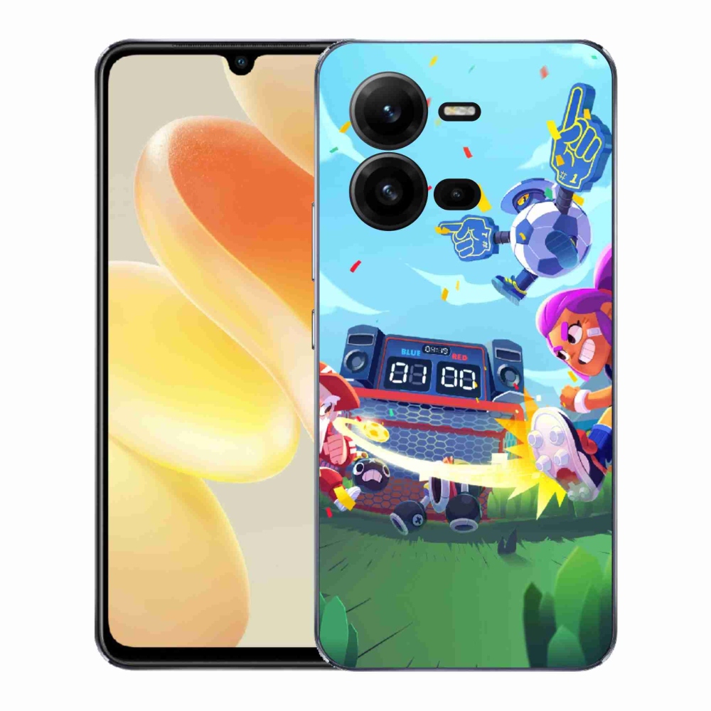 Gél borítás mmCase a Vivo X80 Lite készülékhez - verekedős csillagok 1