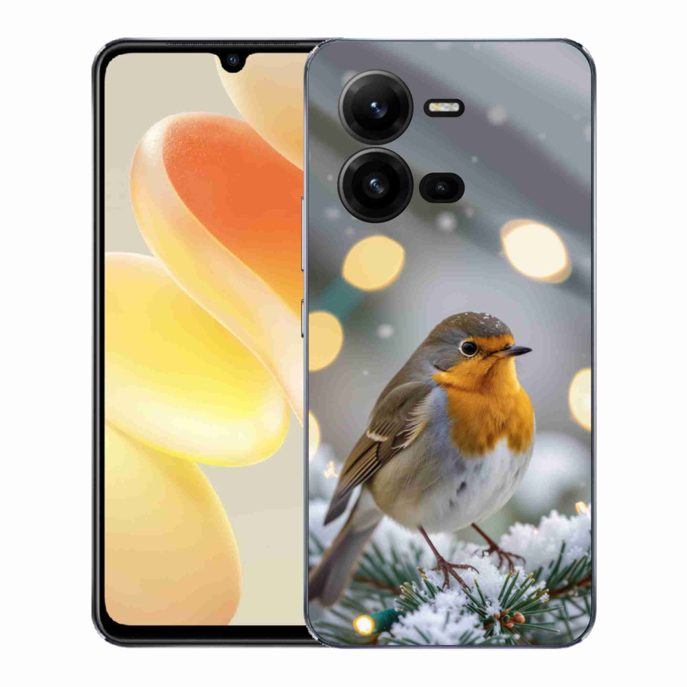 Gélburkolat mmCase a Vivo X80 Lite-on - télen pirulva