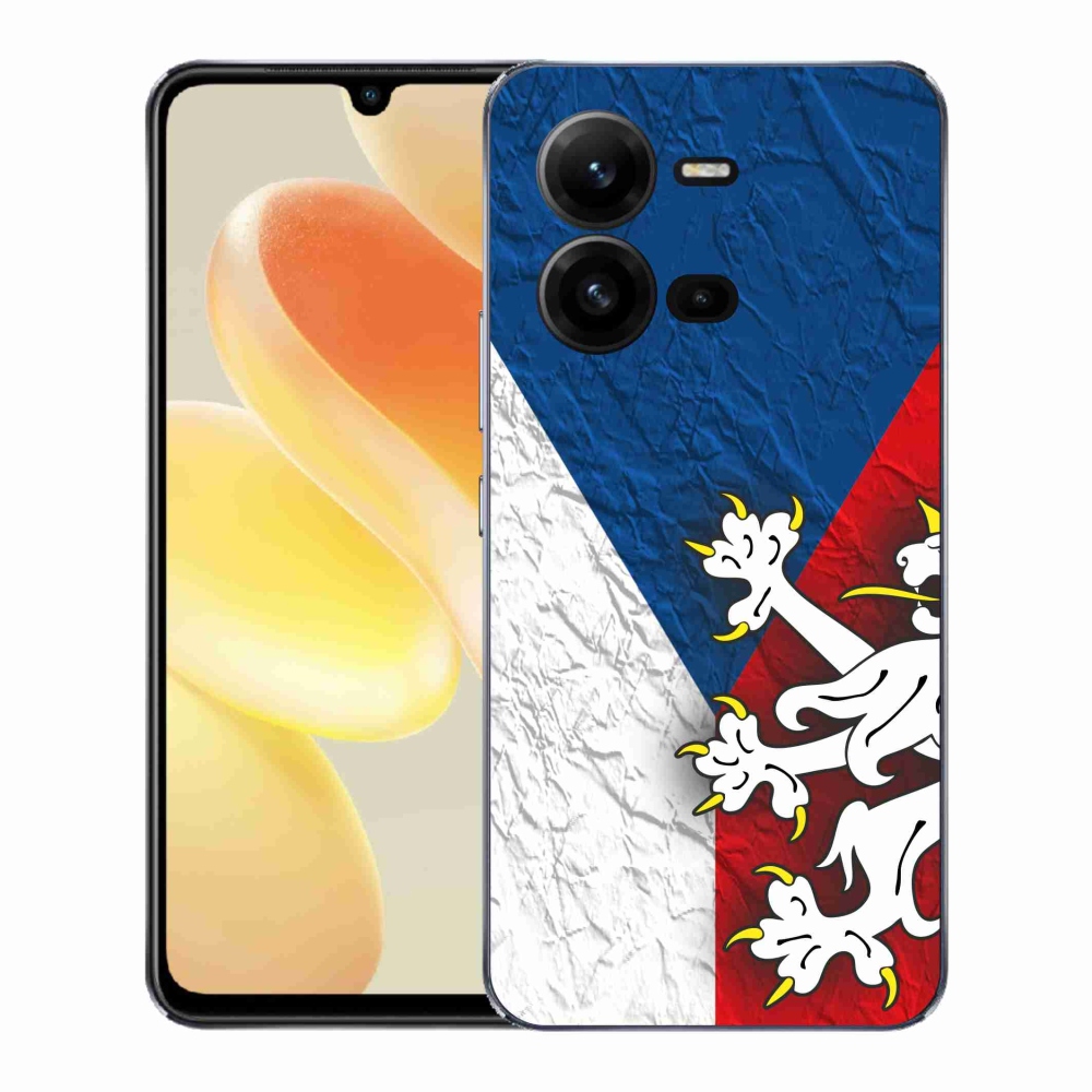 Gél borítás mmCase a Vivo X80 Lite - cseh zászló 1