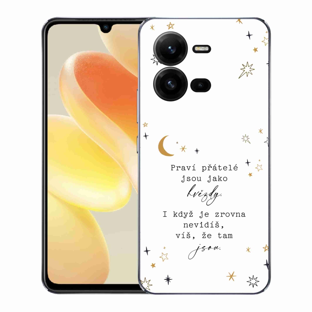 Gél borítás mmCase a Vivo X80 Lite készülékre - Idézet 6 fehér háttér