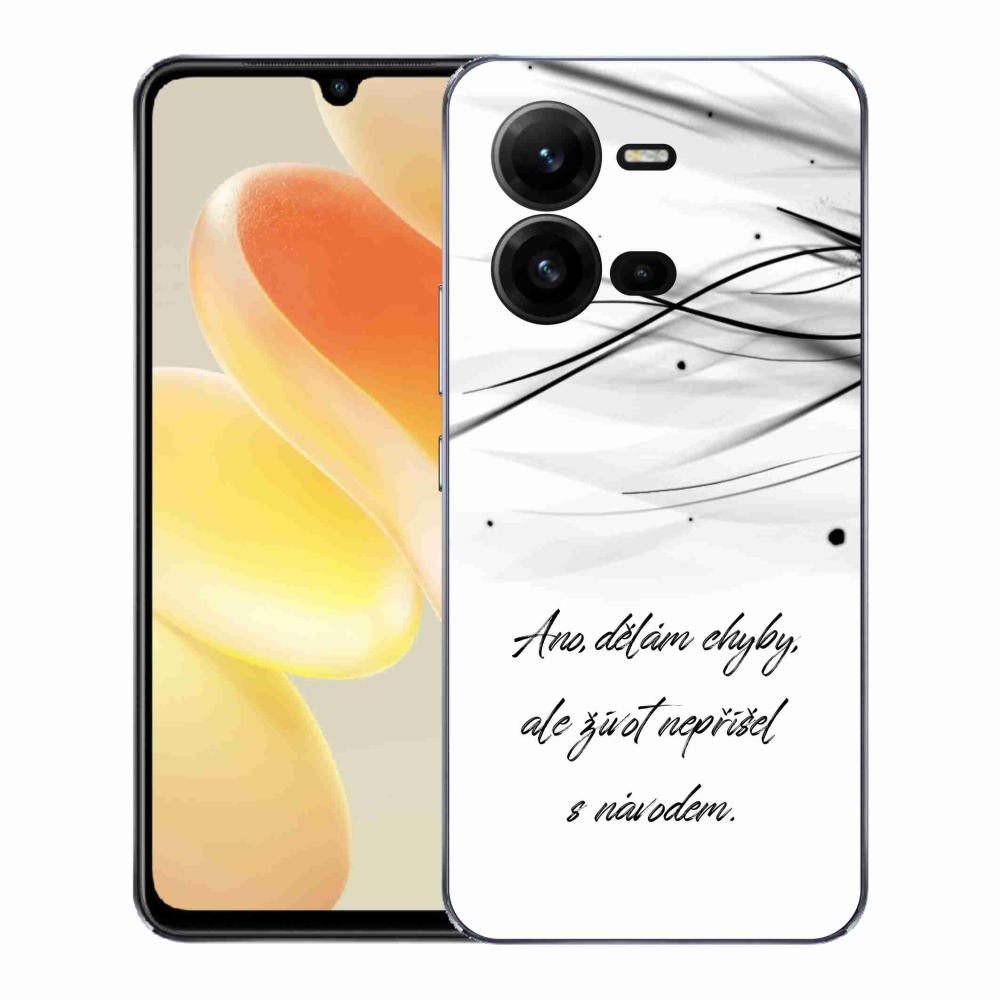 Gél borítás mmCase a Vivo X80 Lite-on - idézem a fehér hátteret