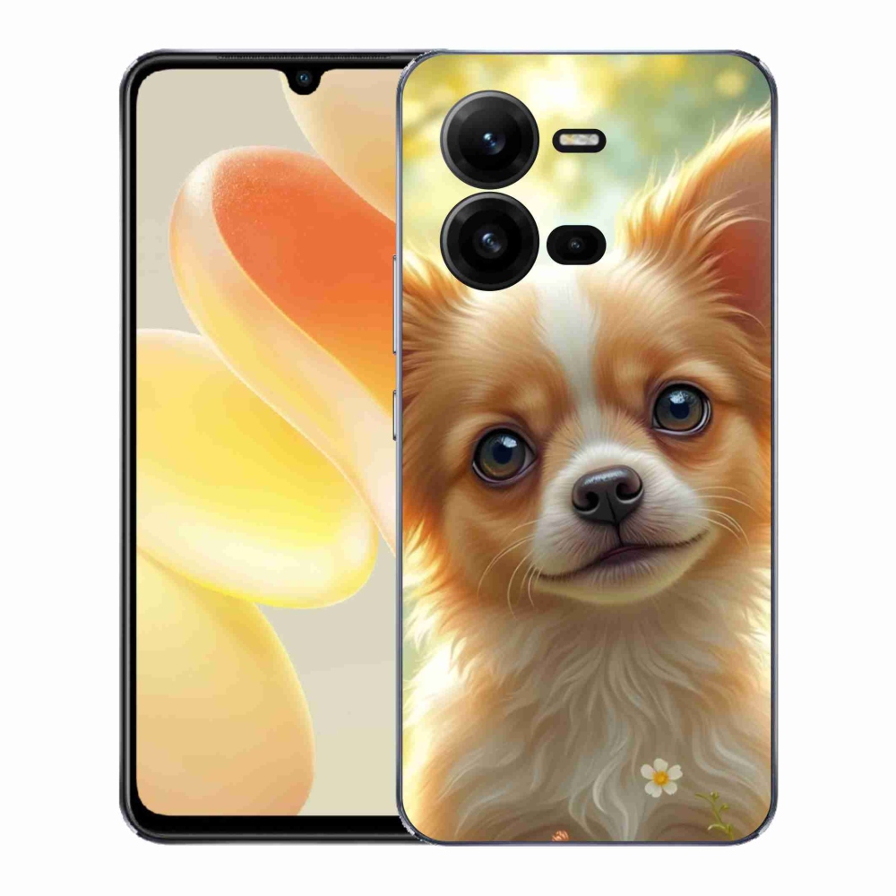 Gél borító mmCase a Vivo X80 Lite-hoz - chihuahua 5
