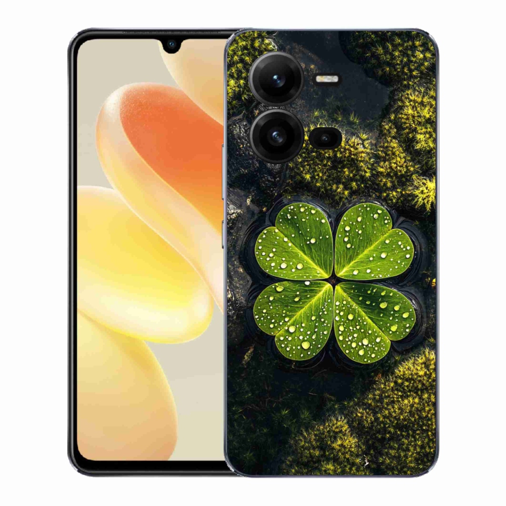 Zselés borítás mmCase a Vivo X80 Lite készülékhez - négylevelű lóhere