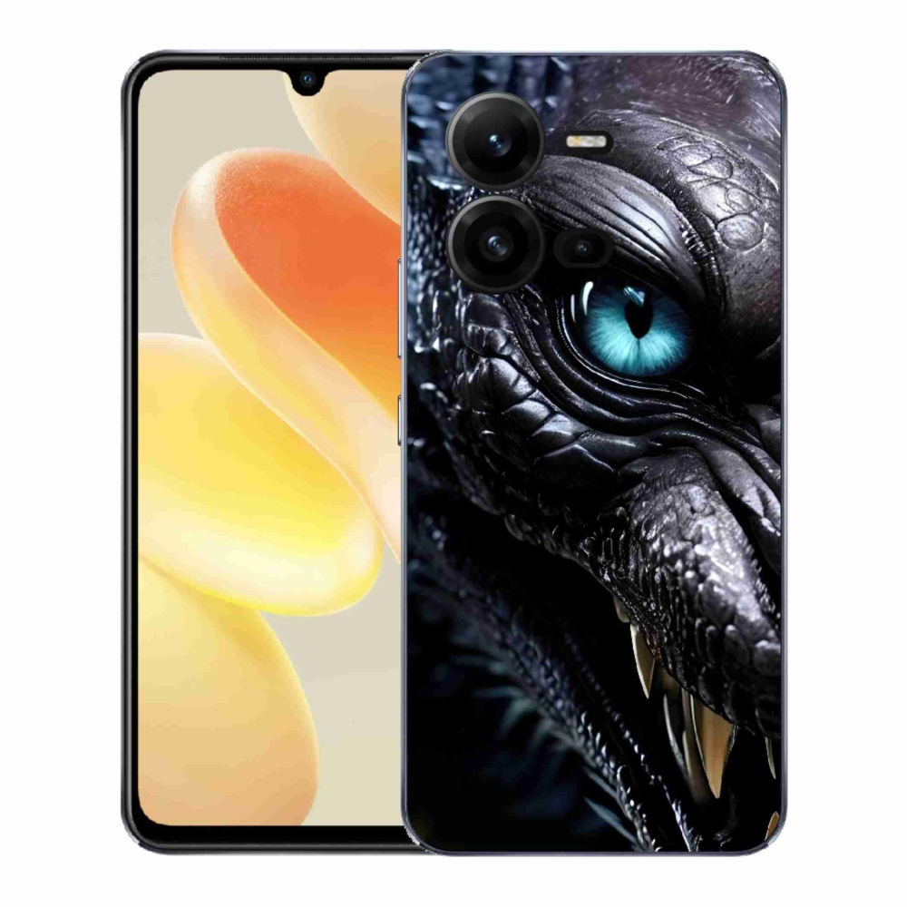 Gél borítás mmCase a Vivo X80 Lite-on - sárkány nézet