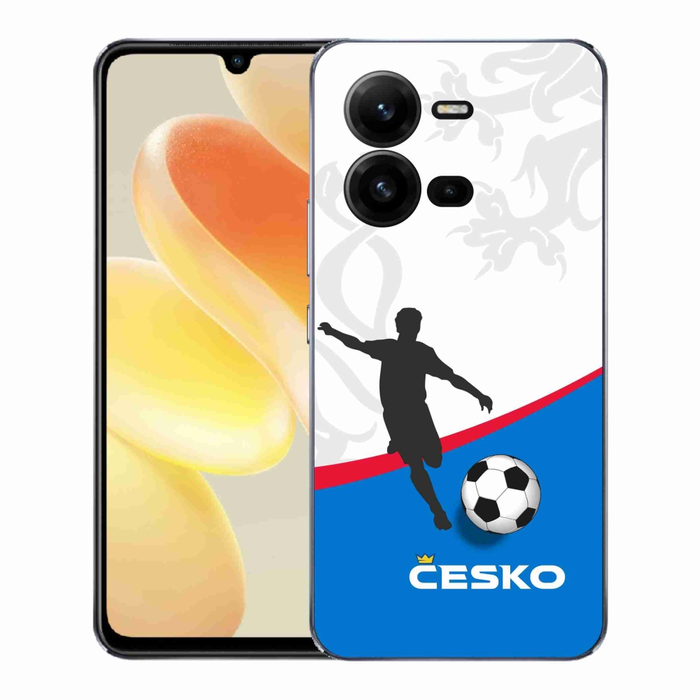 Gél borítás mmCase a Vivo X80 Lite-hoz - foci Csehország 1