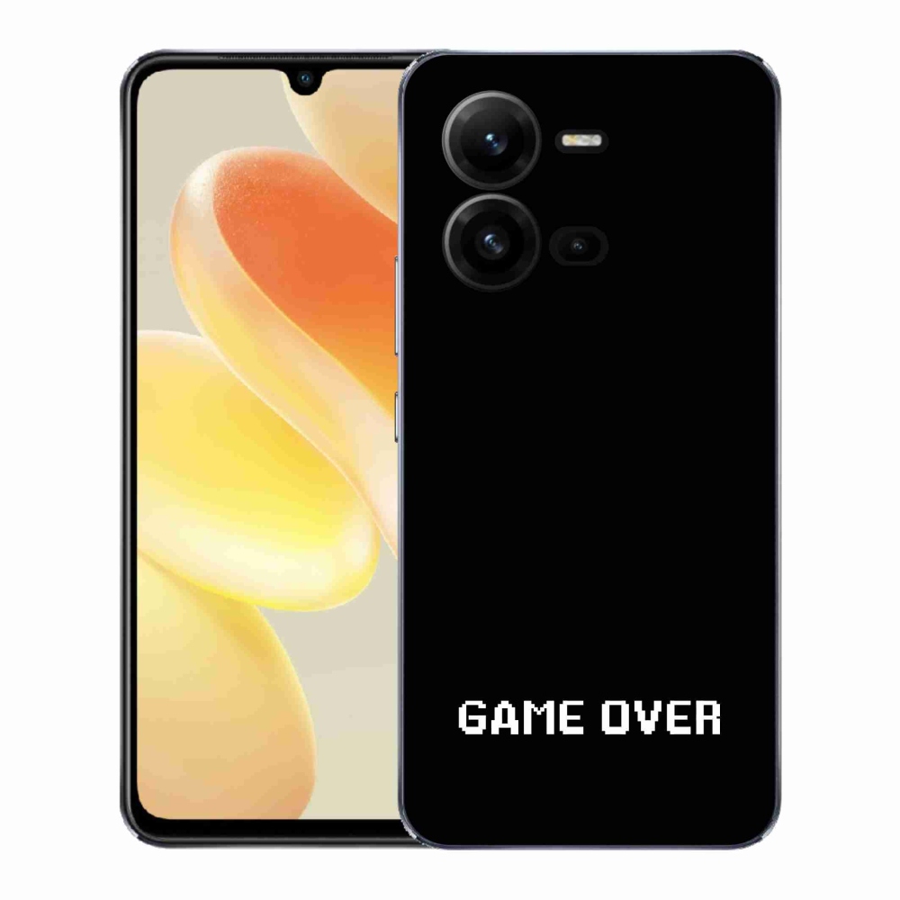 Gél borító mmCase a Vivo X80 Lite-on - játék fekete háttérrel