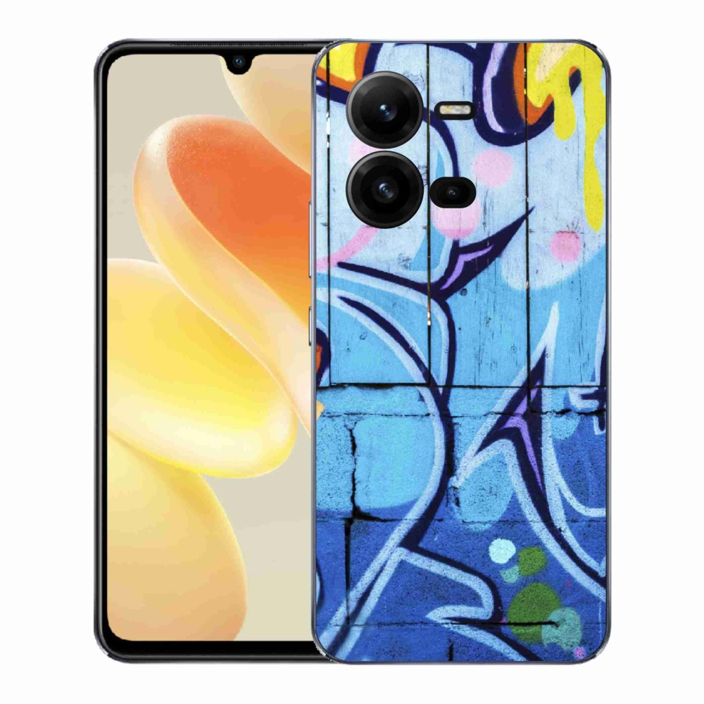 Gél borítás mmCase a Vivo X80 Lite készülékhez - graffiti