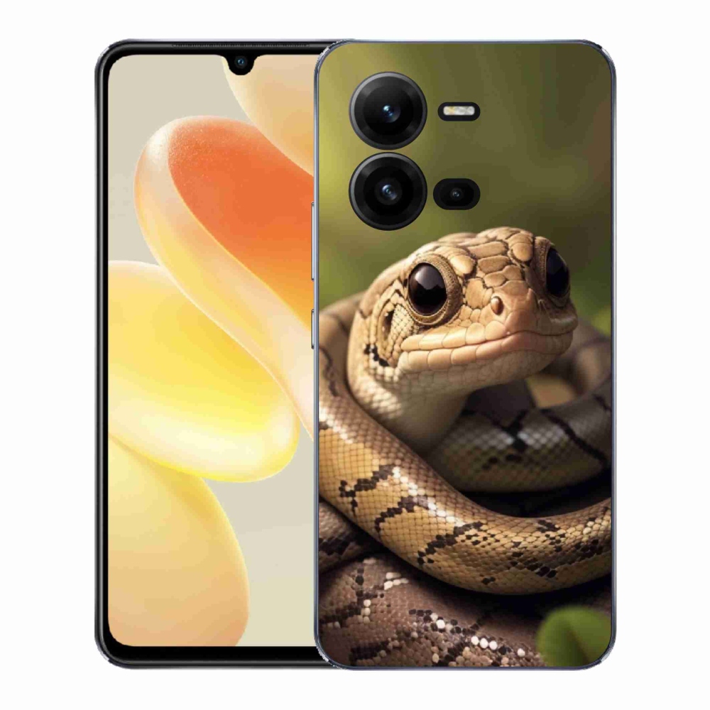 Zselés borítás mmCase a Vivo X80 Lite készülékhez - kígyó 1