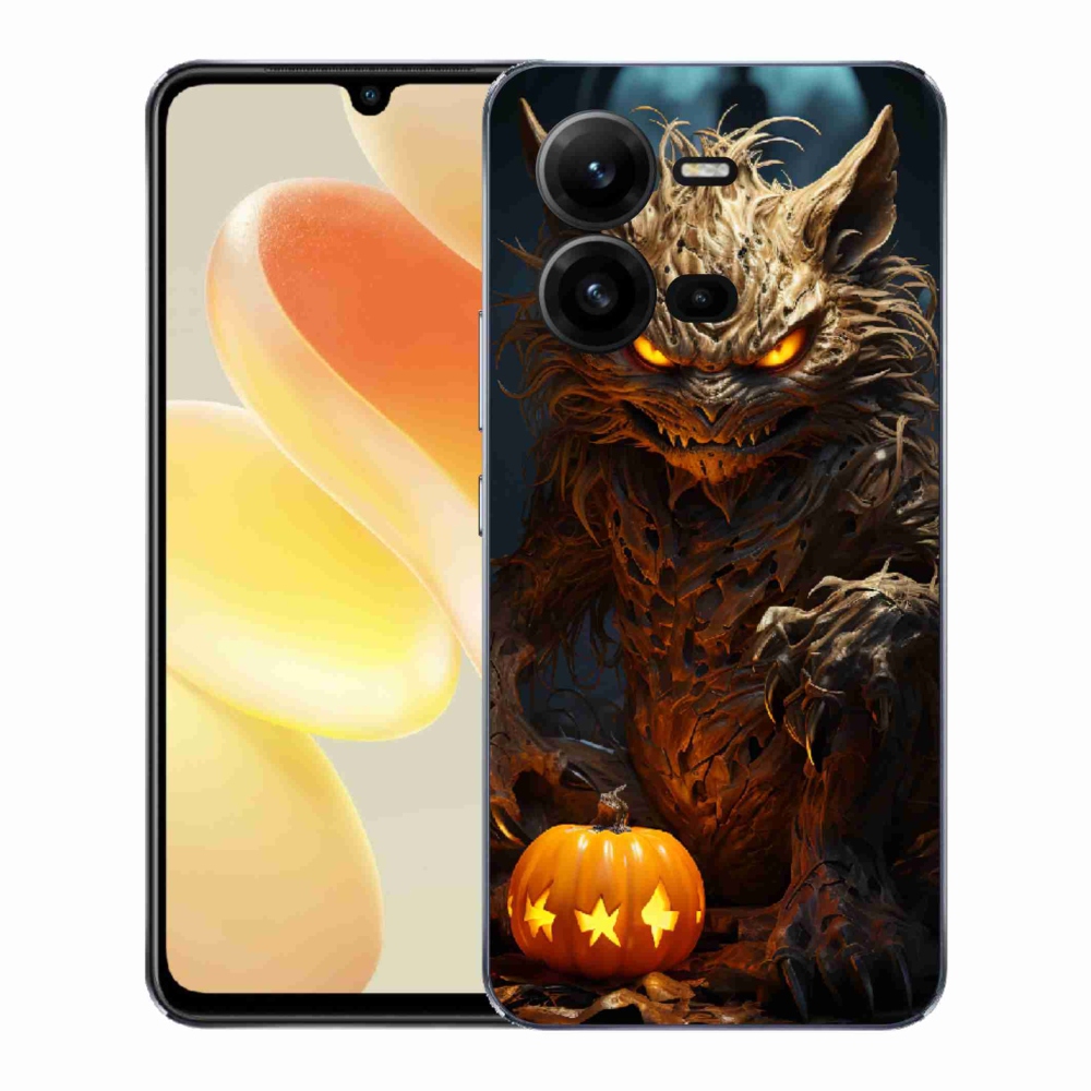 Gél borítás mmCase a Vivo X80 Lite készülékhez - Halloween szörnyeteg