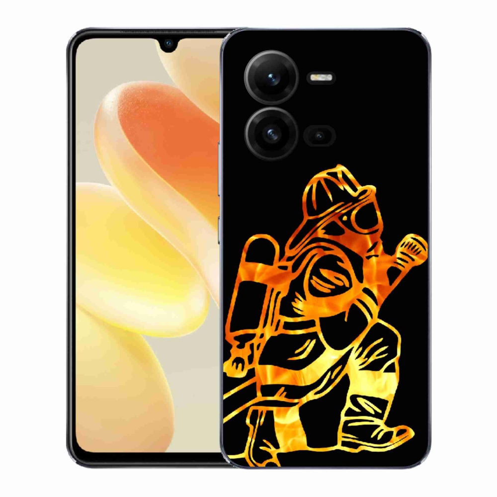 Gél borítás mmCase a Vivo X80 Lite-hoz - tűzoltó 1