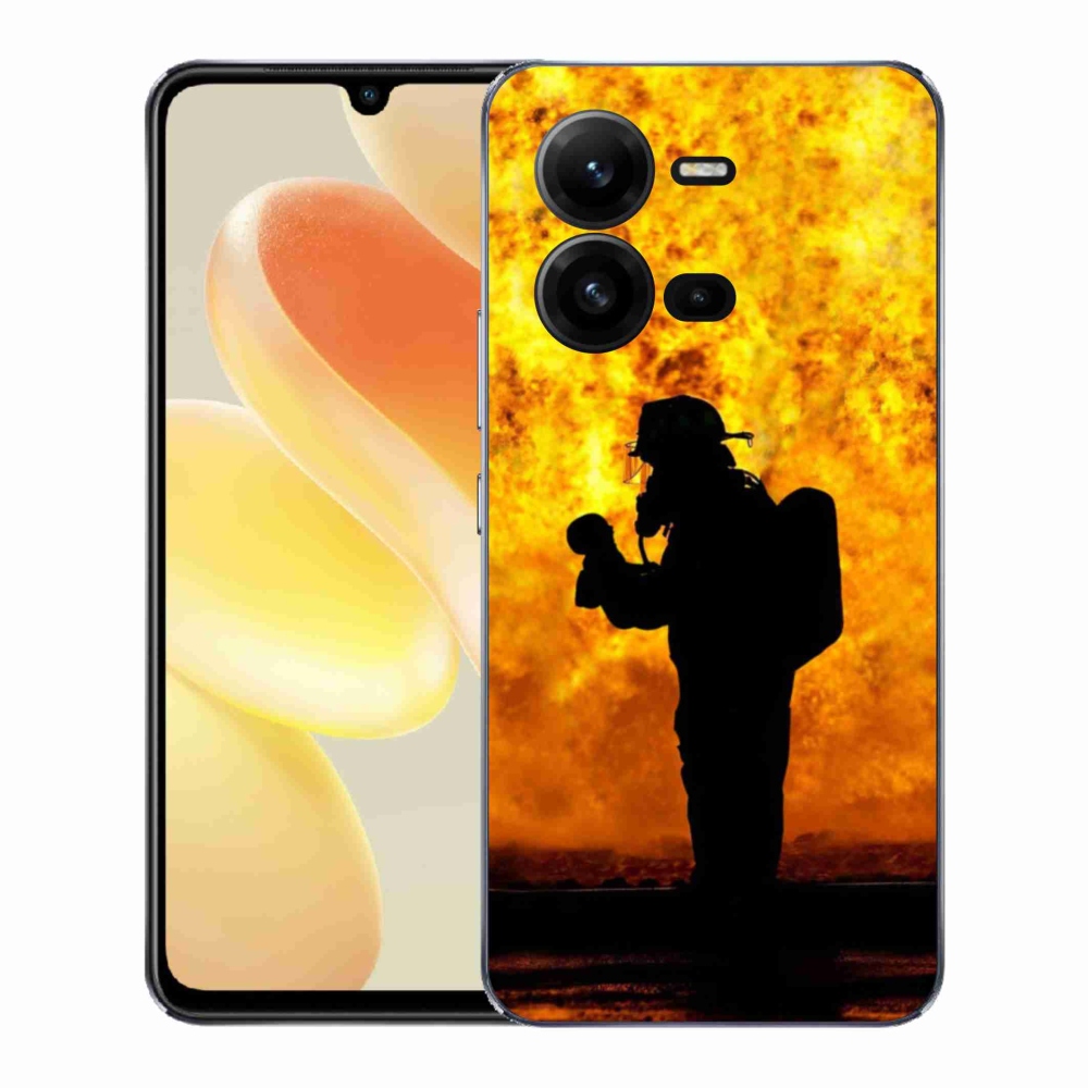 Gél borítás mmCase a Vivo X80 Lite készülékhez - tűzoltó