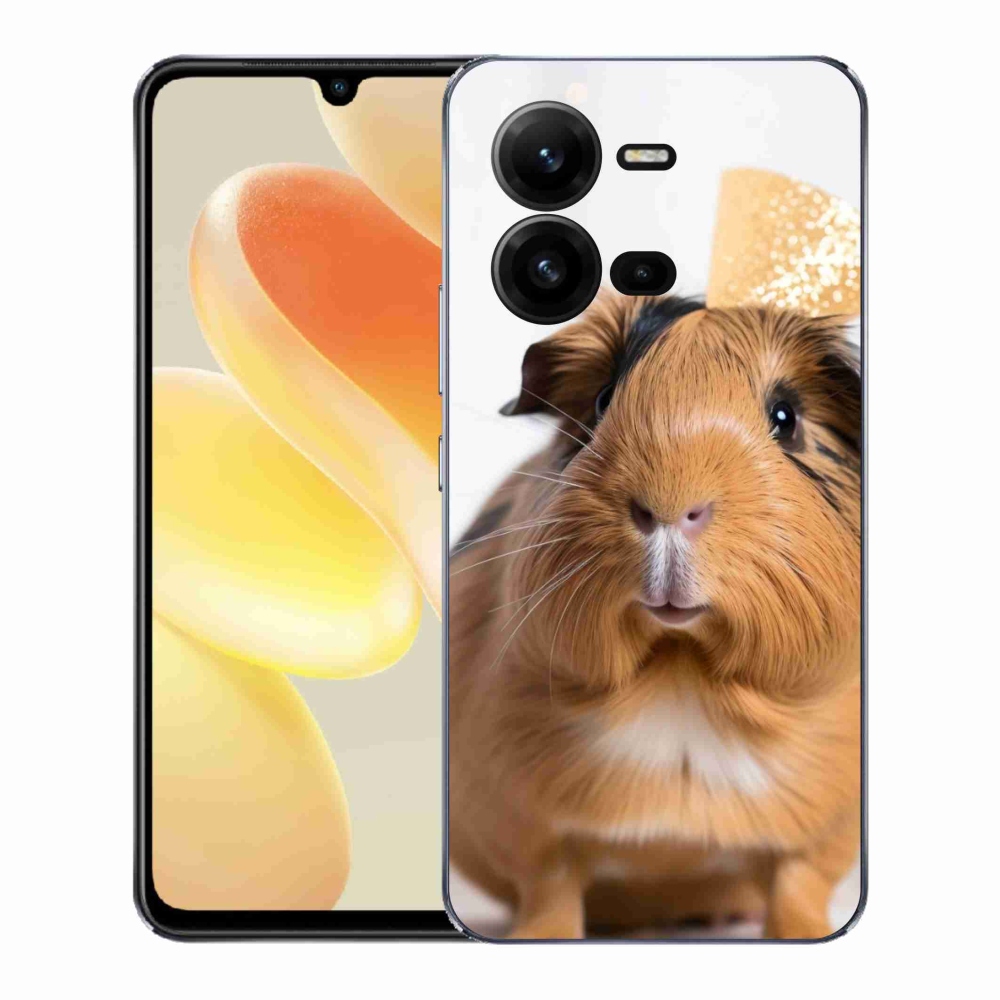 Zselés borítás mmCase a Vivo X80 Lite készülékhez - barna tengerimalac