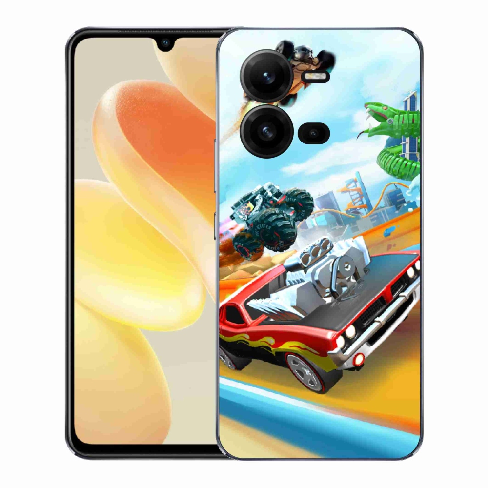 Gél borítás mmCase a Vivo X80 Lite készülékhez - hot wheels 2
