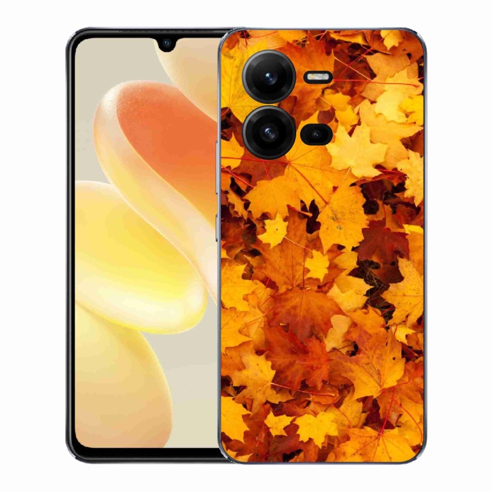 Gél borítás mmCase a Vivo X80 Lite készülékhez - juharlevelek
