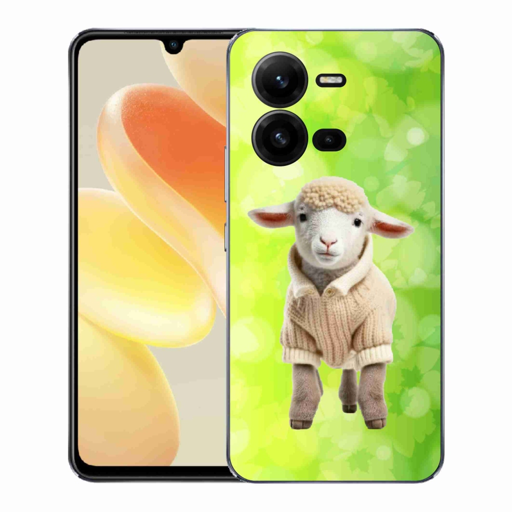 Gél borítás mmCase a Vivo X80 Lite-hoz - bárány pulóverben
