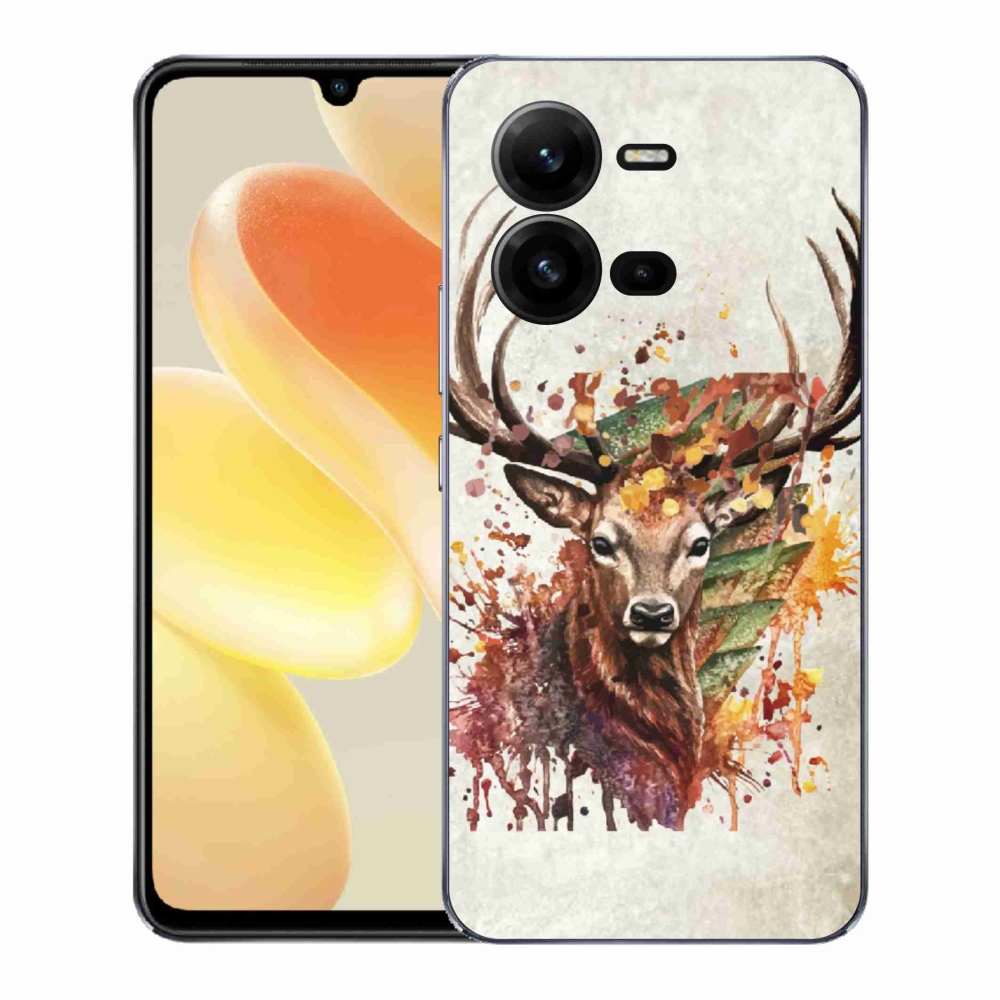 Zselés borítás mmCase a Vivo X80 Lite készülékhez - szarvas 1