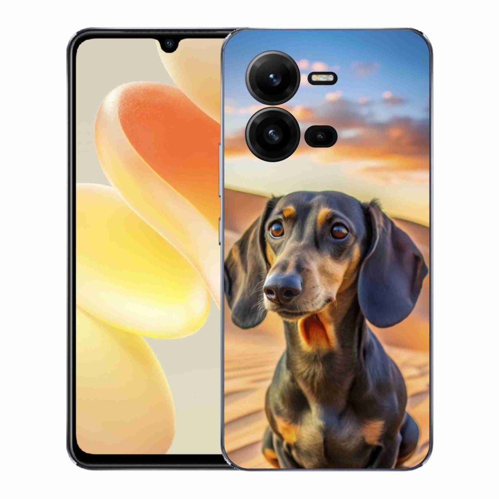 Zselés borítás mmCase a Vivo X80 Lite készülékhez - tacskó 3