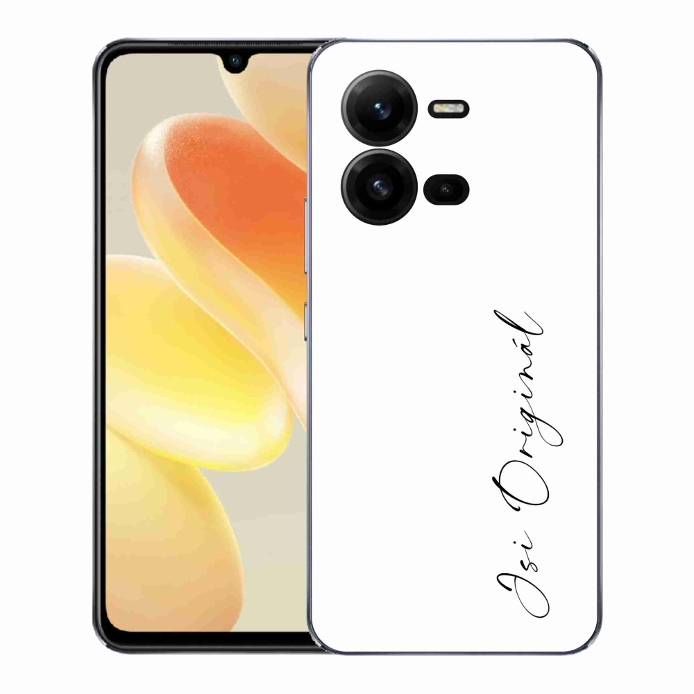 Gélburkolat mmCase a Vivo X80 Lite-on - te vagy az eredeti fehér háttér