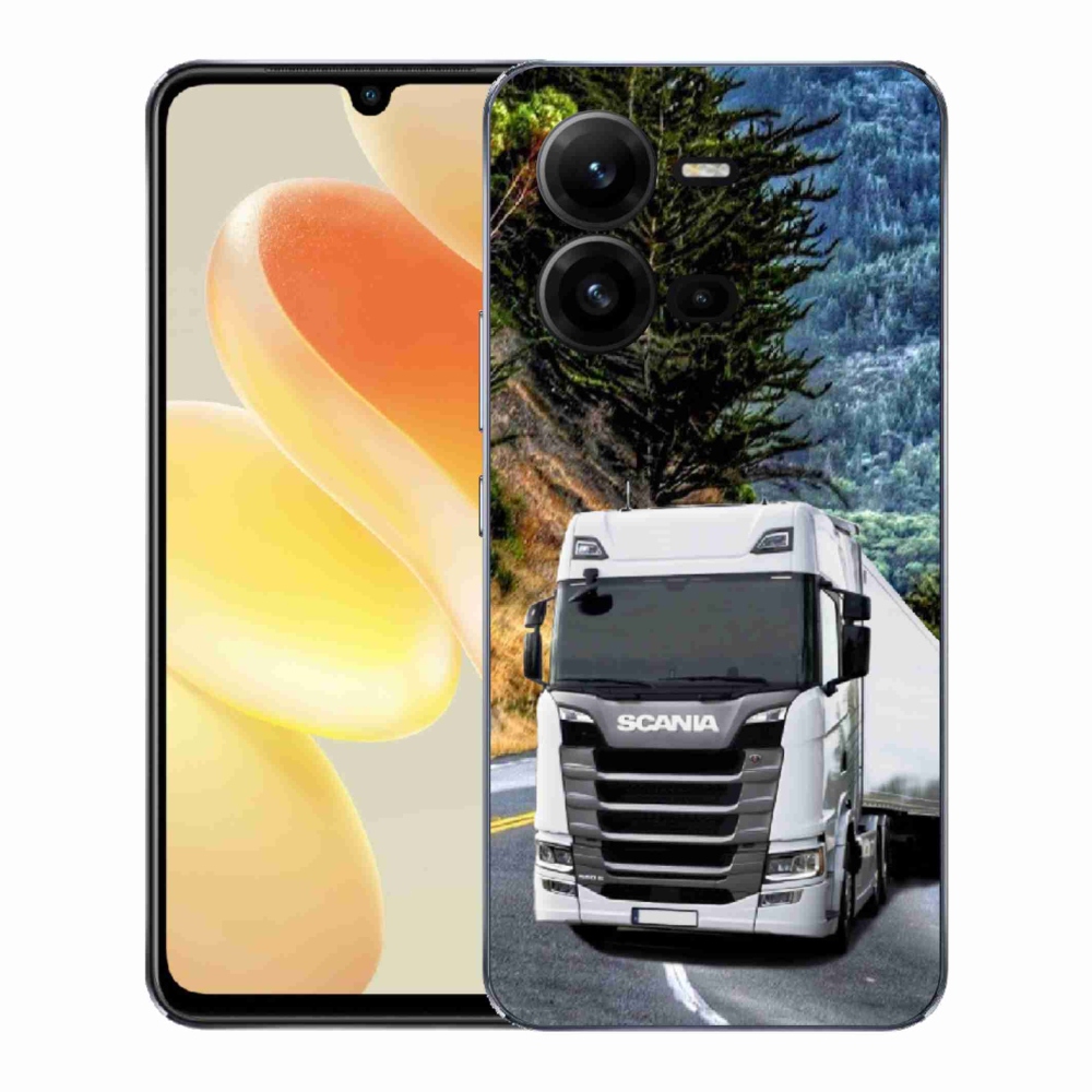 Gél borítás mmCase a Vivo X80 Lite készülékhez - teherautó 1