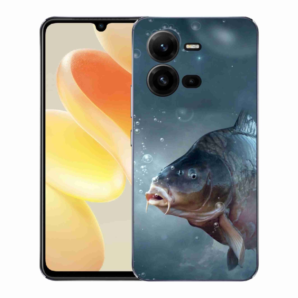 Gél borítás mmCase a Vivo X80 Lite készülékhez - ponty és buborékok