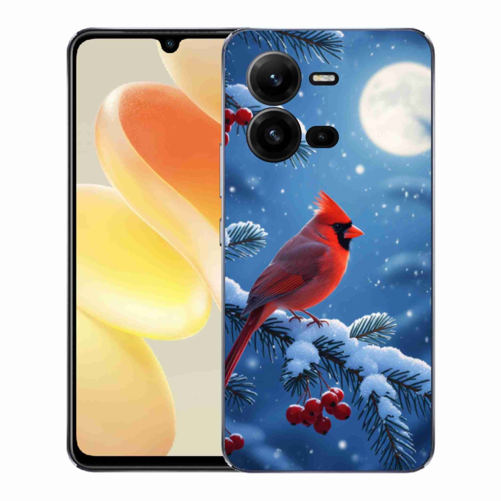 Zselés borítás mmCase a Vivo X80 Lite készülékhez - kardinálpiros színű