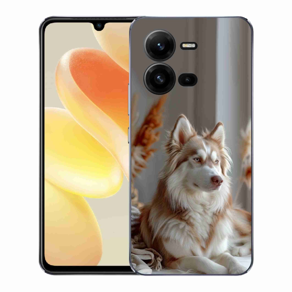 Gélburkolat mmCase a Vivo X80 Lite-on - csendes szibériai husky
