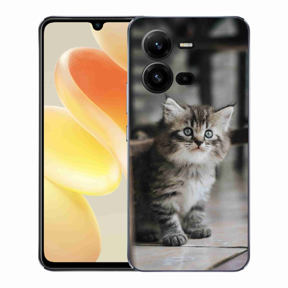 Gél borító mmCase a Vivo X80 Lite készülékhez - cica