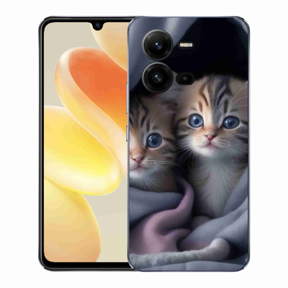 Zselés borítás mmCase a Vivo X80 Lite készülékhez - cat duo 2