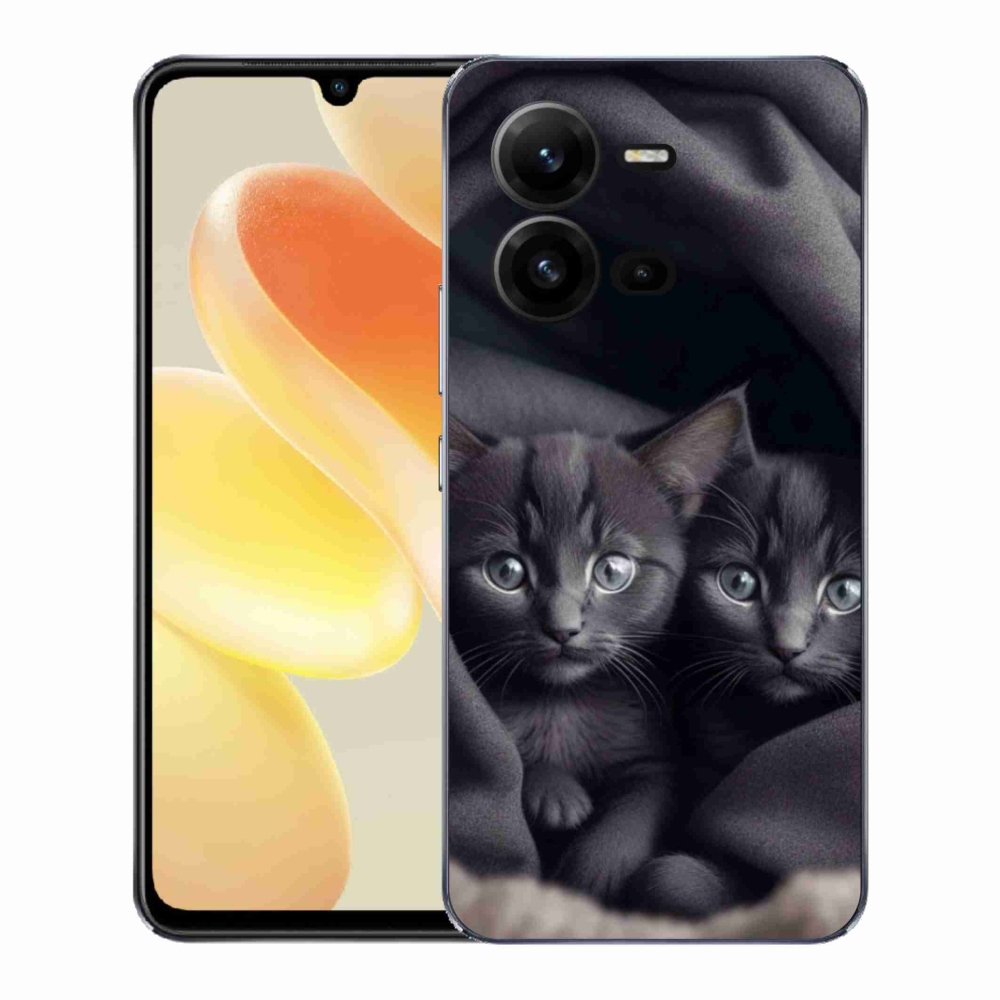 Zselés borítás mmCase a Vivo X80 Lite készülékhez - cat duo