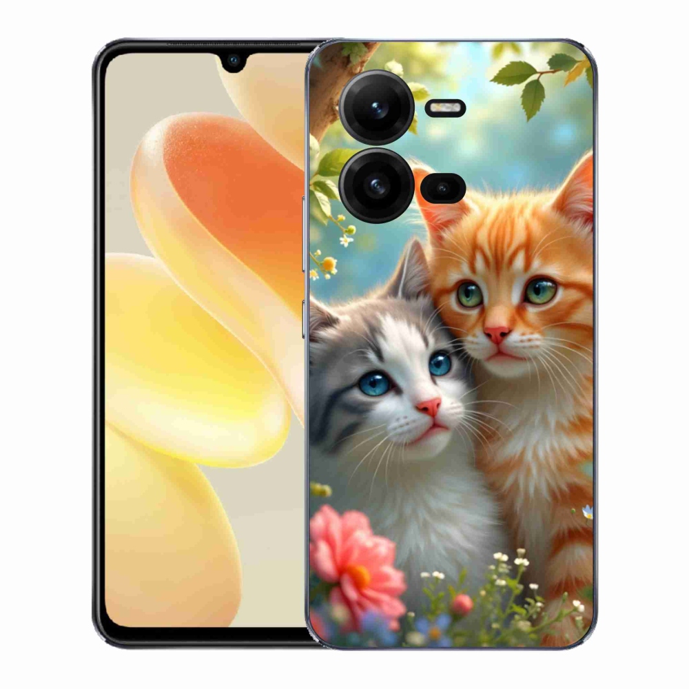 Gél borítás mmCase a Vivo X80 Lite készülékhez - cat love 2