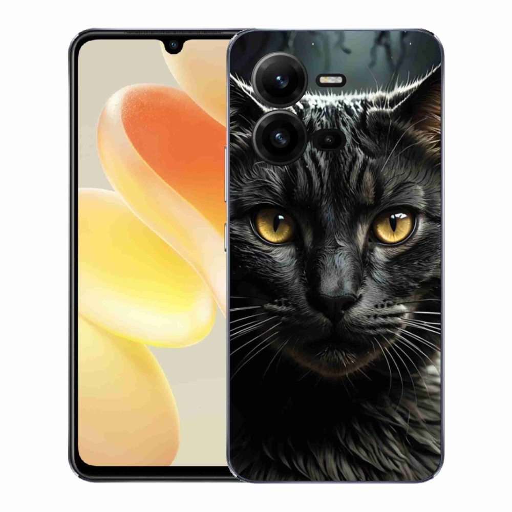 Gél borítás mmCase a Vivo X80 Lite készülékhez - macskaszem 3