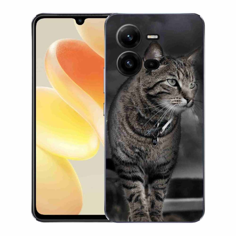 Zselés borítás mmCase a Vivo X80 Lite készülékhez - macska