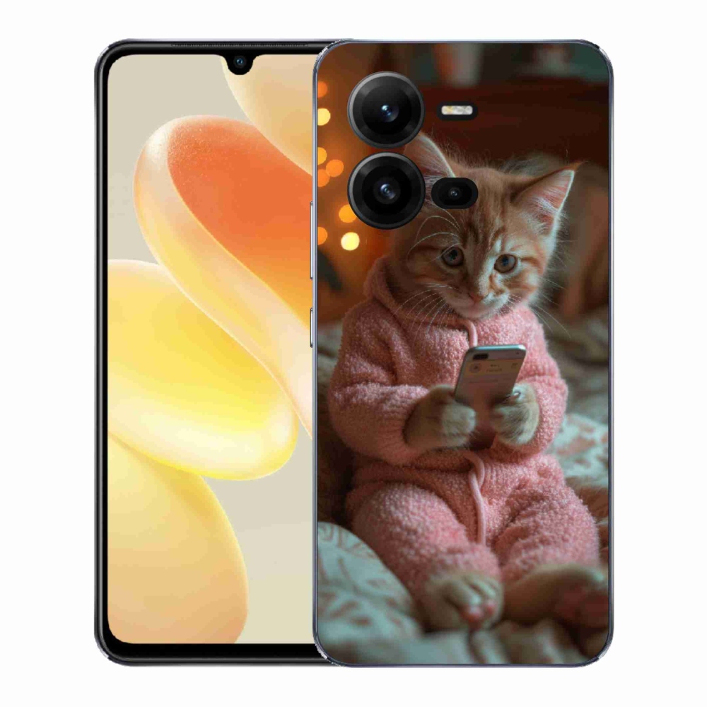 Gél borítás mmCase a Vivo X80 Lite-hoz - baba mobillal