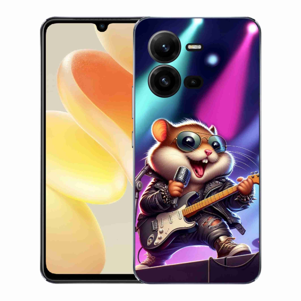 Gél borítás mmCase a Vivo X80 Lite készülékhez - hörcsög hintaló