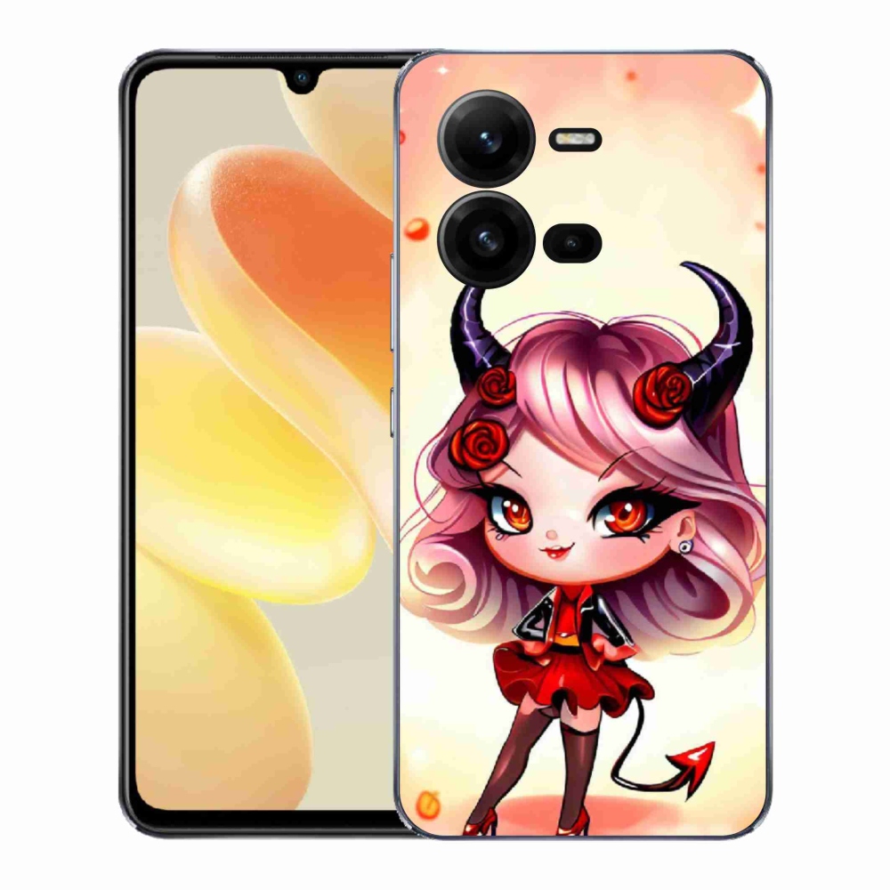 Gél borító mmCase a Vivo X80 Lite készülékhez - rajzfilmördög