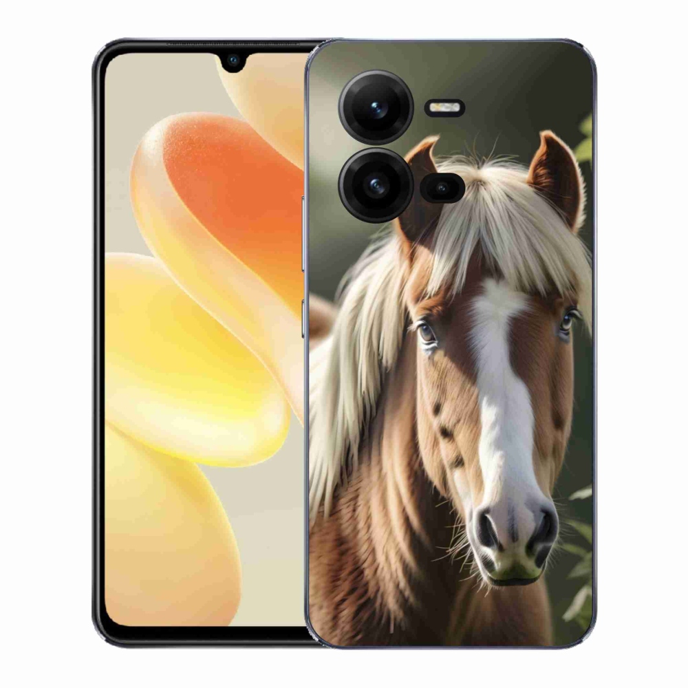Zselés borítás mmCase a Vivo X80 Lite készülékhez - ló könnyű sörénnyel