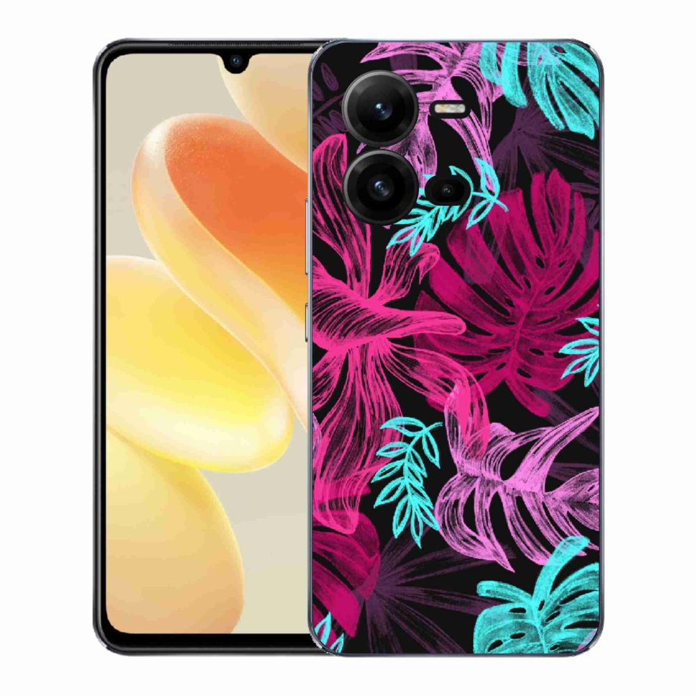 Zselés borítás mmCase a Vivo X80 Lite készülékhez - virágok 1