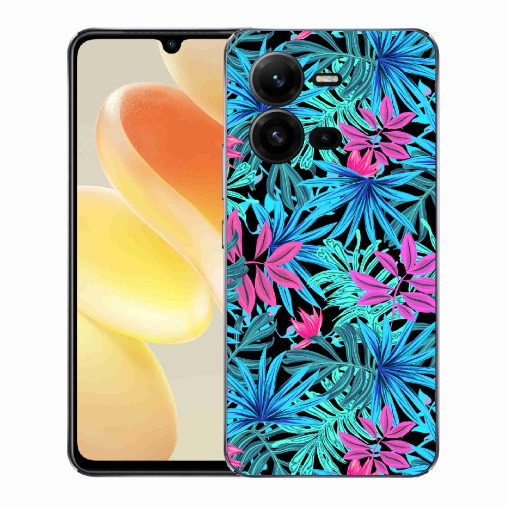 Gél borító mmCase a Vivo X80 Lite készülékhez - virágok 3