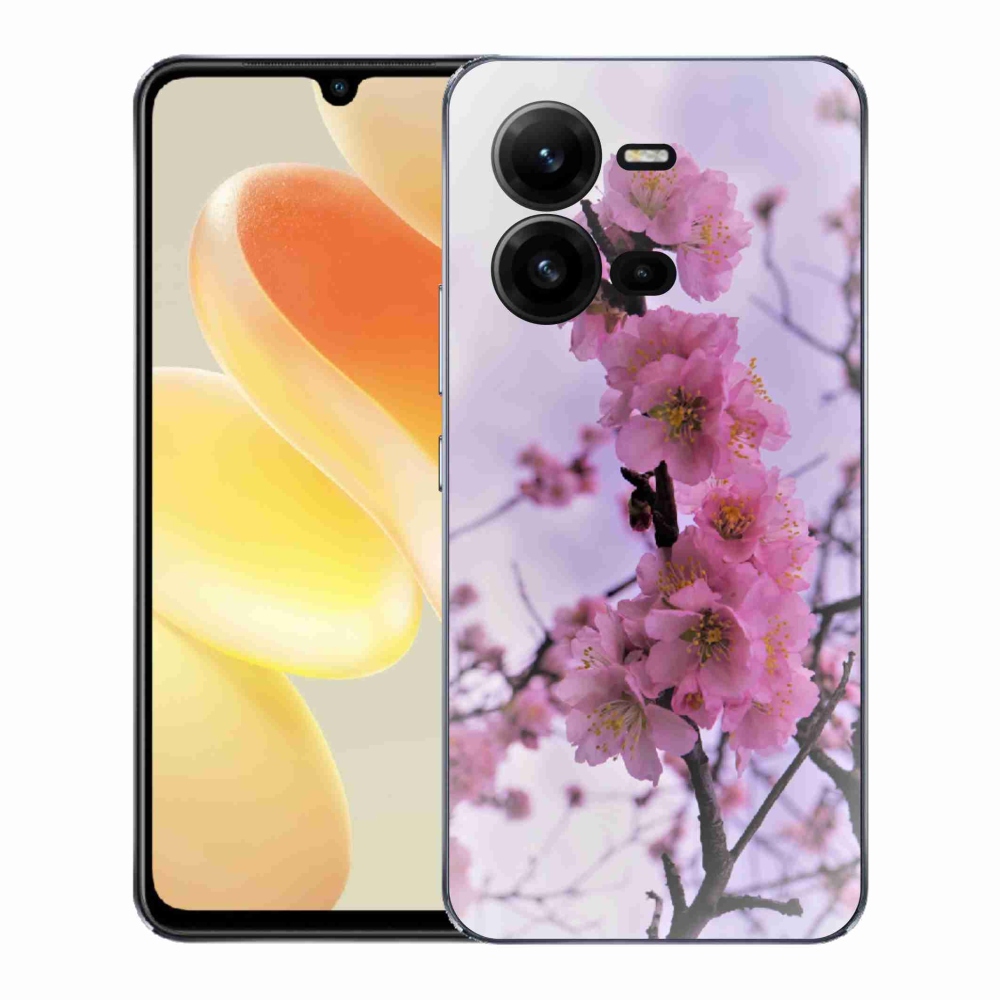 Gél borító mmCase a Vivo X80 Lite készülékhez - virágok 7