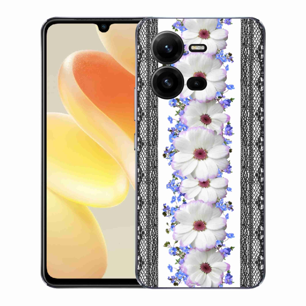 Gél borító mmCase a Vivo X80 Lite készülékhez - virágok 8