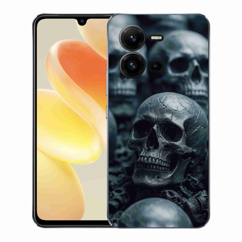 Zselés borítás mmCase a Vivo X80 Lite készülékhez - koponya 2