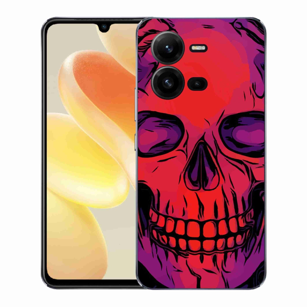 Zselés borítás mmCase a Vivo X80 Lite készülékhez - koponya