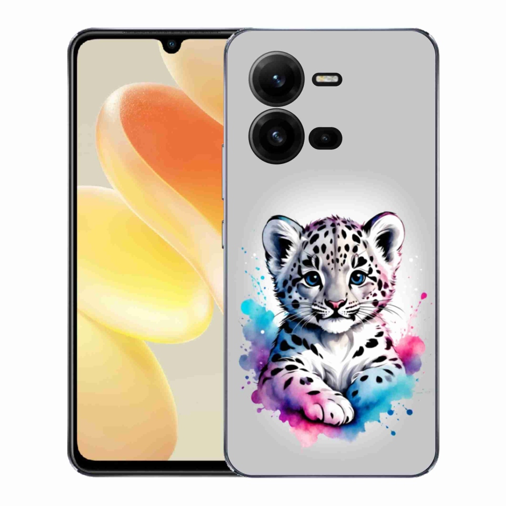 Gél borítás mmCase a Vivo X80 Lite készülékhez - leopárd kölyök