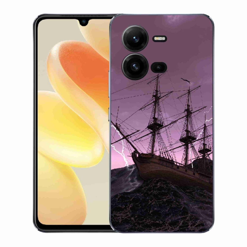 Gél borítás mmCase a Vivo X80 Lite-hoz - hajó a viharban