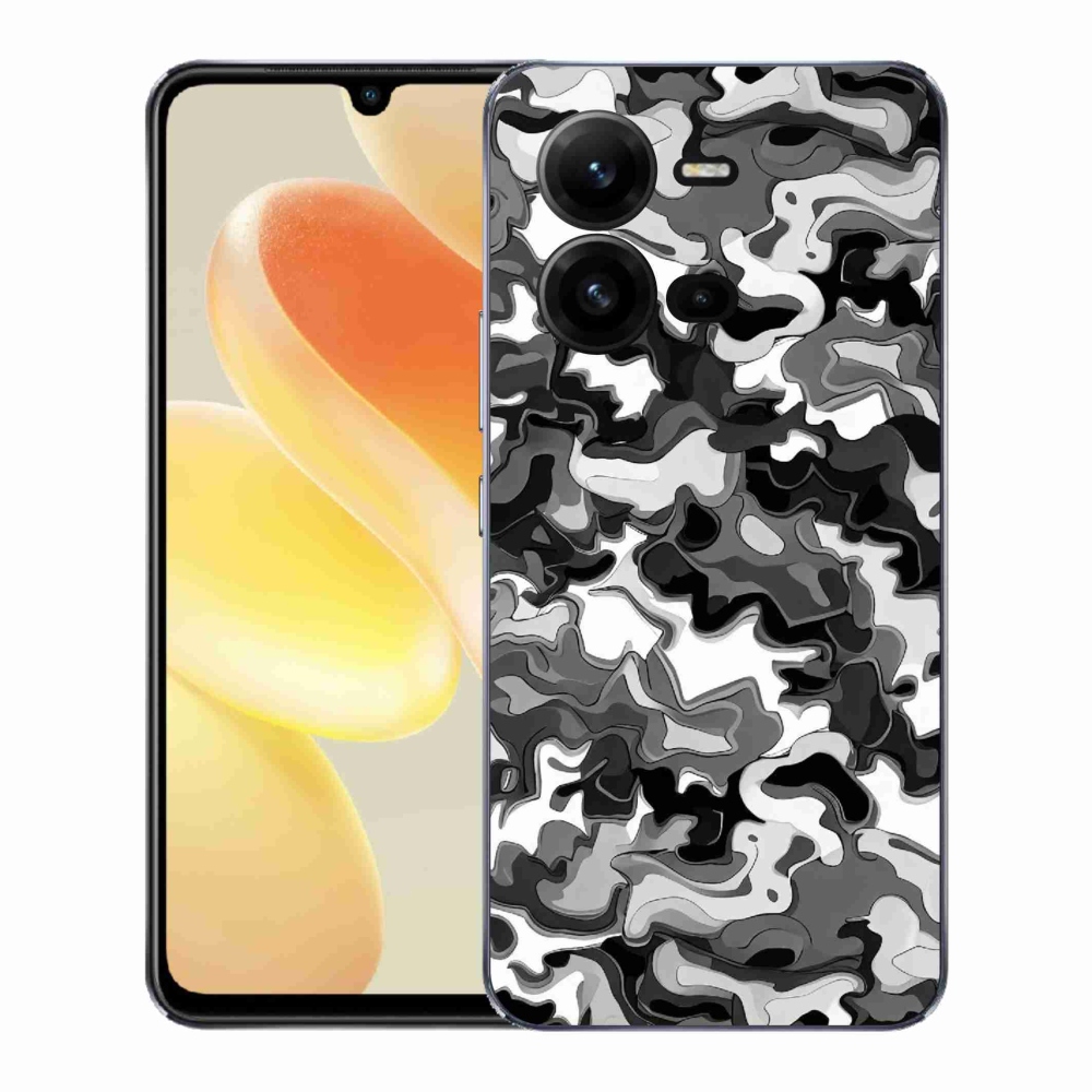 Gél borítás mmCase a Vivo X80 Lite készülékhez - terepszínű minta 3