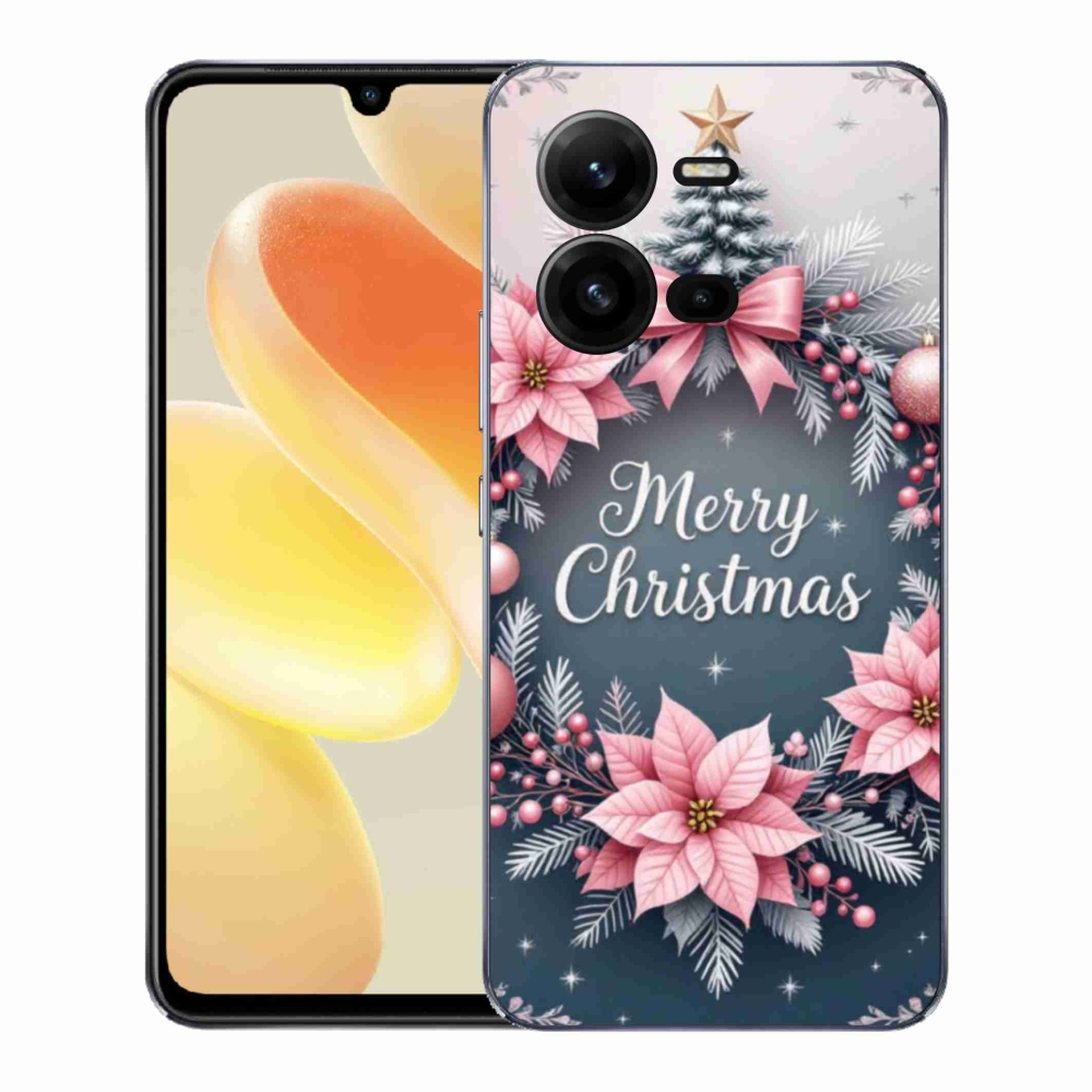 Gél borító mmCase a Vivo X80 Lite számára - boldog karácsonyt!