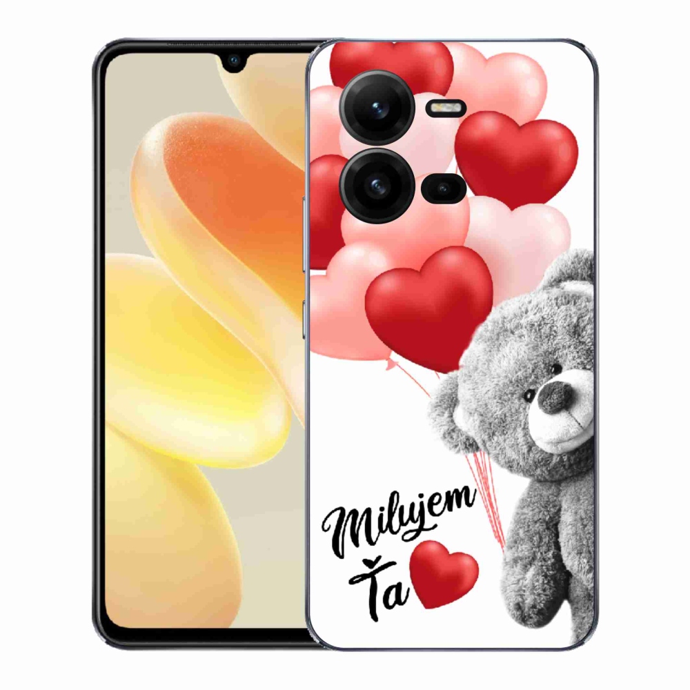 Gél borítás mmCase a Vivo X80 Lite számára - I love you en