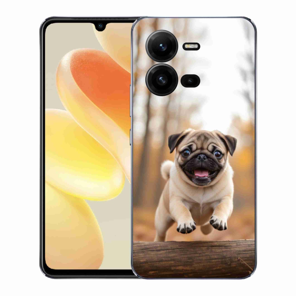 Zselés borítás mmCase a Vivo X80 Lite készülékhez - mopsz 2