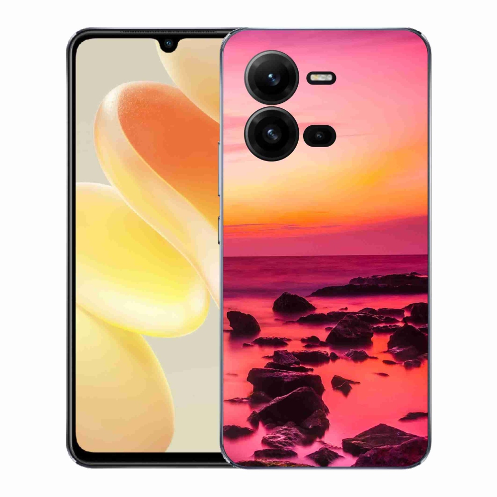 Zselés borítás mmCase a Vivo X80 Lite készülékhez - Sea and Glow