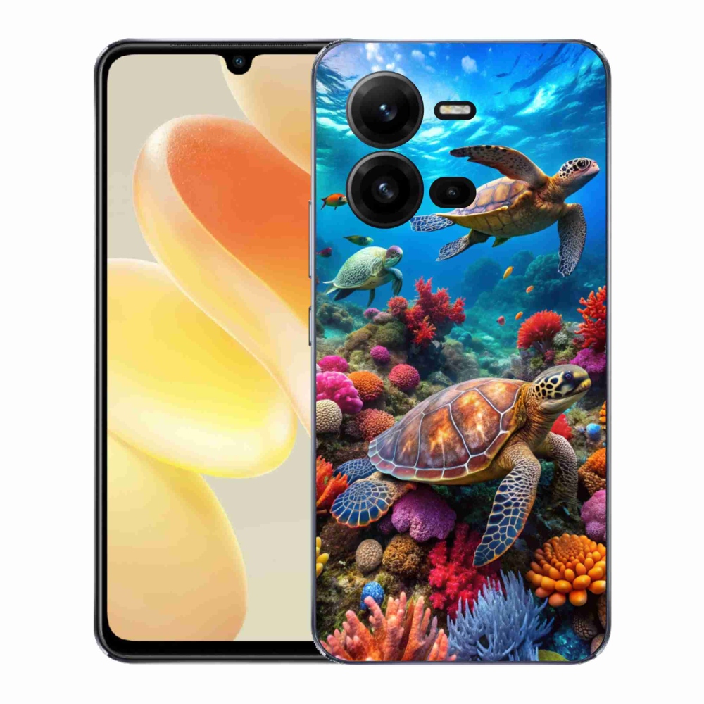 Gél borítás mmCase a Vivo X80 Lite készülékhez - Sea World 2